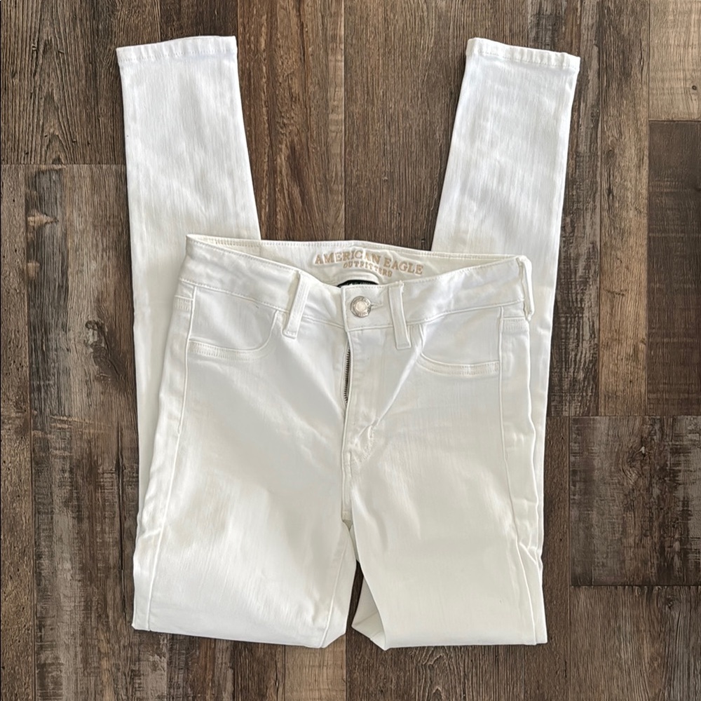 American Eagle Outfitters white 4long Stretch Jeans 29.5” inseam